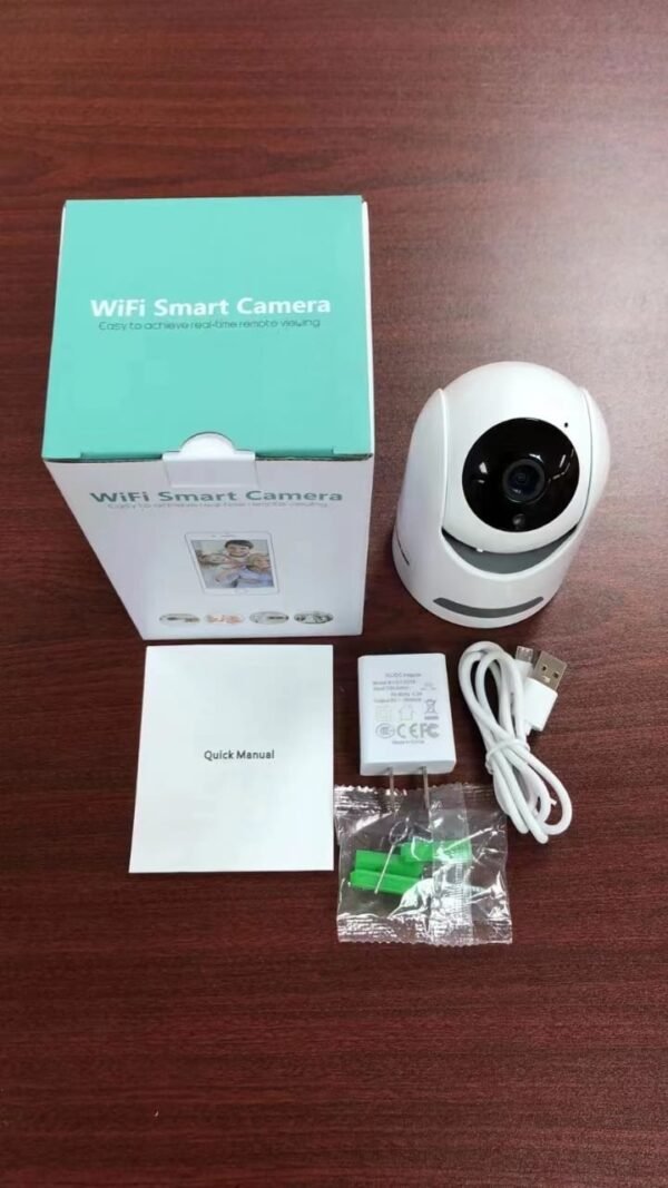 Hi-Tech Vision 3MP Full HD Smart Wi-fi CCTV Home Security Camera | Good Looking,Stylist I 2 Way Talk |  Motion Detect | Night Vision | Supports SD Card I HTR-008